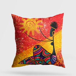 Aberto Design Cojín Multicolor 43 x 43 cm